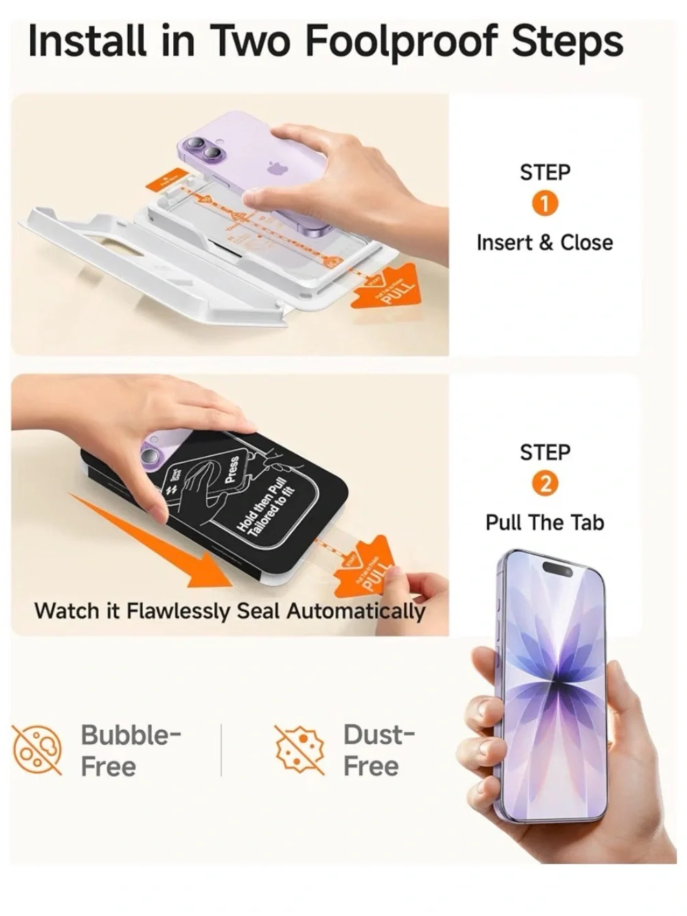 3Pack Screen Protector For I phone 17 optical clear 9H tempered Glass